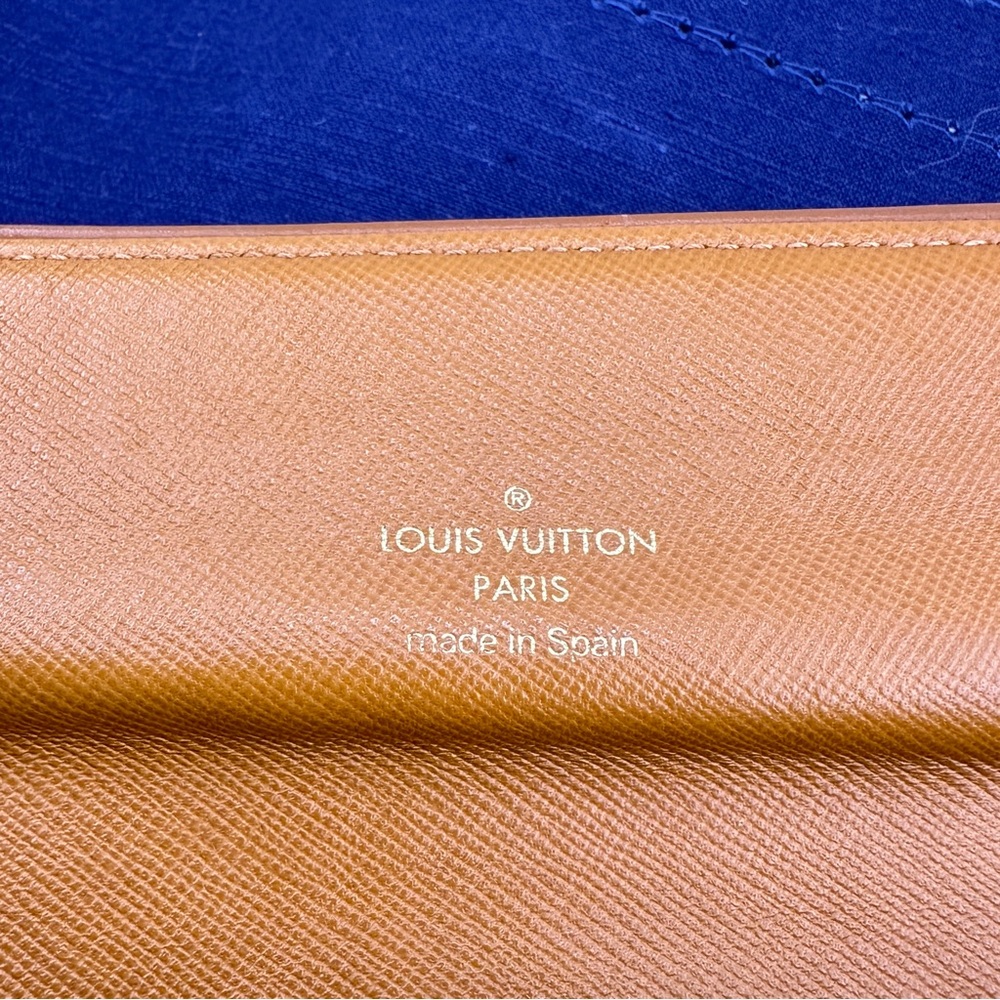 AUTHENTIC Louis Vuitton Mini Lin Sarah Wallet. Beige. - Picture 9 of 13